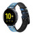 CA0178 Pêche à l'achigan Bracelet de montre intelligente en cuir et silicone pour Samsung Galaxy Watch, Gear, Active