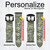 CA0234 Numérique Camo Camouflage Imprimé graphique Bracelet de montre intelligente en cuir et silicone pour Samsung Galaxy Watch, Gear, Active