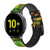 CA0411 ammonite Fossile Bracelet de montre intelligente en cuir et silicone pour Samsung Galaxy Watch, Gear, Active
