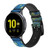CA0664 Van Gogh Nuit étoilée sur le Rhône Bracelet de montre intelligente en cuir et silicone pour Samsung Galaxy Watch, Gear, Active
