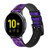 CA0703 Pole Dance Bracelet de montre intelligente en cuir et silicone pour Samsung Galaxy Watch, Gear, Active