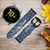 CA0747 Drapeau des États-Unis Statue de la Liberté Bracelet de montre intelligente en cuir et silicone pour Samsung Galaxy Watch, Gear, Active