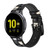 CA0758 Clavier millésimé Bracelet de montre intelligente en cuir et silicone pour Samsung Galaxy Watch, Gear, Active