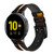 CA0815 Bouddha bougie allumée Bracelet de montre intelligente en cuir et silicone pour Samsung Galaxy Watch, Gear, Active