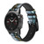 CA0198 Jésus marcher sur la mer Bracelet de montre intelligente en cuir et silicone pour Garmin Smartwatch