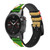 CA0432 Grenouille abeille mignon Dessin animé Bracelet de montre intelligente en cuir et silicone pour Garmin Smartwatch