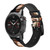 CA0766 Lady hermine Leonardo da Vinci Bracelet de montre intelligente en cuir et silicone pour Garmin Smartwatch