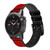 CA0802 Coucher de soleil de Deer Bracelet de montre intelligente en cuir et silicone pour Garmin Smartwatch