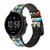 CA0070 Tarot Fortune Bracelet de montre intelligente en cuir et silicone pour Fossil Smartwatch