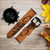 CA0088 Scorpion Tatouage Bracelet de montre intelligente en cuir et silicone pour Fossil Smartwatch