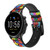 CA0104 Puzzle Bracelet de montre intelligente en cuir et silicone pour Fossil Smartwatch