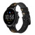 CA0114 Tigre du Bengale Bracelet de montre intelligente en cuir et silicone pour Fossil Smartwatch
