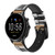 CA0117 Clavier numérique Piano Bracelet de montre intelligente en cuir et silicone pour Fossil Smartwatch