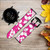 CA0255 Motif rose Hawai Hibiscus Bracelet de montre intelligente en cuir et silicone pour Fossil Smartwatch