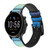 CA0260 Bhuddha Aura Chakra Équilibrage guérison Bracelet de montre intelligente en cuir et silicone pour Fossil Smartwatch