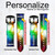 CA0262 Arc en ciel coloré espace Galaxie Bracelet de montre intelligente en cuir et silicone pour Fossil Smartwatch CA0262 Arc en ciel coloré espace Galaxie Bracelet de montre intelligente en cuir et silicone pour Fossil Smartwatch