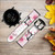 CA0281 Fleur de prunier Bracelet de montre intelligente en cuir et silicone pour Fossil Smartwatch