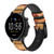 CA0340 Dragon métal Texture imprimé graphique Bracelet de montre intelligente en cuir et silicone pour Fossil Smartwatch
