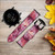 CA0559 Rose Marbre Imprimé graphique Bracelet de montre intelligente en cuir et silicone pour Fossil Smartwatch