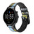 CA0563 Carte de tarot Reine des Coupes Bracelet de montre intelligente en cuir et silicone pour Fossil Smartwatch