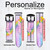 CA0565 Arc en ciel pastel ciel Licorne Bracelet de montre intelligente en cuir et silicone pour Fossil Smartwatch