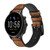 CA0614 Sak Yant jumeau Tigre Bracelet de montre intelligente en cuir et silicone pour Fossil Smartwatch