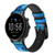 CA0706 Imprimer la main Bracelet de montre intelligente en cuir et silicone pour Fossil Smartwatch