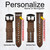 CA0065 rouille Bracelet de montre intelligente en cuir et silicone pour Wristwatch Smartwatch