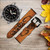 CA0088 Scorpion Tatouage Bracelet de montre intelligente en cuir et silicone pour Wristwatch Smartwatch