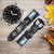 CA0095 crâne soldat Bracelet de montre intelligente en cuir et silicone pour Wristwatch Smartwatch