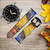 CA0127 Van Gogh Café Terrasse Bracelet de montre intelligente en cuir et silicone pour Wristwatch Smartwatch