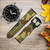 CA0183 Camo Camouflage Imprimé graphique Bracelet de montre intelligente en cuir et silicone pour Wristwatch Smartwatch