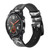 CA0240 Gris Camo Camouflage Imprimé graphique Bracelet de montre intelligente en cuir et silicone pour Wristwatch Smartwatch