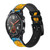 CA0323 Hippocampe Monde sous-marin Bracelet de montre intelligente en cuir et silicone pour Wristwatch Smartwatch