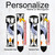 CA0380 Mignon Bébé Pingouin Bracelet de montre intelligente en cuir et silicone pour Wristwatch Smartwatch