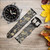 CA0393 Noir Fleur Amandier Van Gogh Bracelet de montre intelligente en cuir et silicone pour Wristwatch Smartwatch