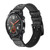 CA0521 Surface de la lune Bracelet de montre intelligente en cuir et silicone pour Wristwatch Smartwatch