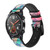 CA0522 Bonbons Minimal Couleurs pastel Bracelet de montre intelligente en cuir et silicone pour Wristwatch Smartwatch