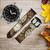 CA0596 Horloge or Bracelet de montre intelligente en cuir et silicone pour Wristwatch Smartwatch