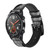 CA0620 Silhouette Sherlock Holmes Bracelet de montre intelligente en cuir et silicone pour Wristwatch Smartwatch