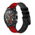 CA0802 Coucher de soleil de Deer Bracelet de montre intelligente en cuir et silicone pour Wristwatch Smartwatch