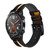 CA0815 Bouddha bougie allumée Bracelet de montre intelligente en cuir et silicone pour Wristwatch Smartwatch