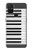 S2082 Un Octave Piano Etui Coque Housse pour OnePlus Nord N10 5G