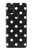 S2299 Noir Pois Etui Coque Housse pour OnePlus Nord N10 5G