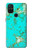 S2377 Turquoise Texture Motif imprimé Gemme Etui Coque Housse pour OnePlus Nord N10 5G