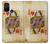 S2833 Poker Carte Coeurs Reine Etui Coque Housse pour OnePlus Nord N10 5G