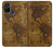 S2861 Carte antique du monde Etui Coque Housse pour OnePlus Nord N10 5G