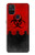 S2917 Biohazards Virus Alert Rouge Etui Coque Housse pour OnePlus Nord N10 5G