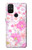 S3036 Flore de fleur rose douce Etui Coque Housse pour OnePlus Nord N10 5G