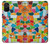 S3391 Art abstrait carreaux de mosaïque graphique Etui Coque Housse pour OnePlus Nord N10 5G